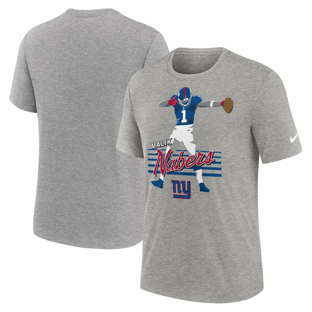New York Giants Nike Malik Nabers  Player Graphic T-Shirt