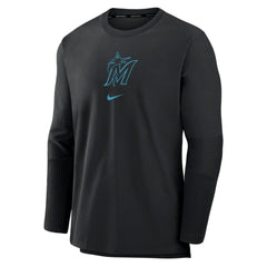 Miami Marlins Nike Authentic Collection Player Dri-FIT Lightweight Pullover | MLB Near me