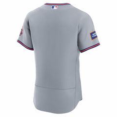 New York Mets Nike Road Sponsor Patch Authentic Jersey | MLB Discount