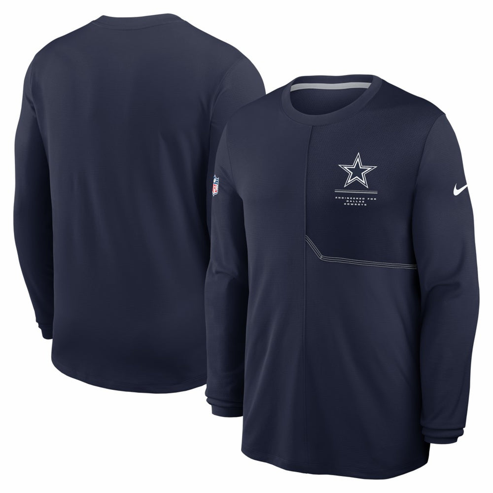 Dallas Cowboys Nike Sideline Coach UV Dri-FIT Long Sleeve Shirt