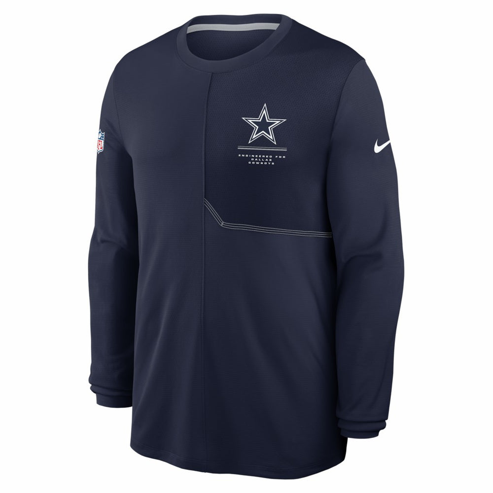 Dallas Cowboys Nike Sideline Coach UV Dri-FIT Long Sleeve Shirt