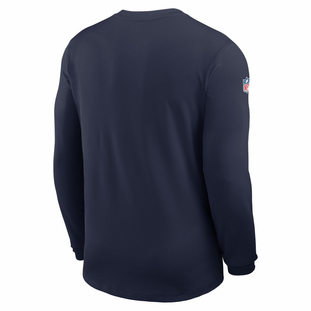 Dallas Cowboys Nike Sideline Coach UV Dri-FIT Long Sleeve Shirt