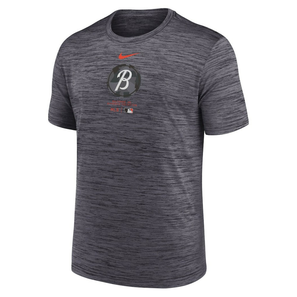 Baltimore Orioles Nike City Connect Authentic Collection Practice Velocity Performance T-Shirt | MLB Sale