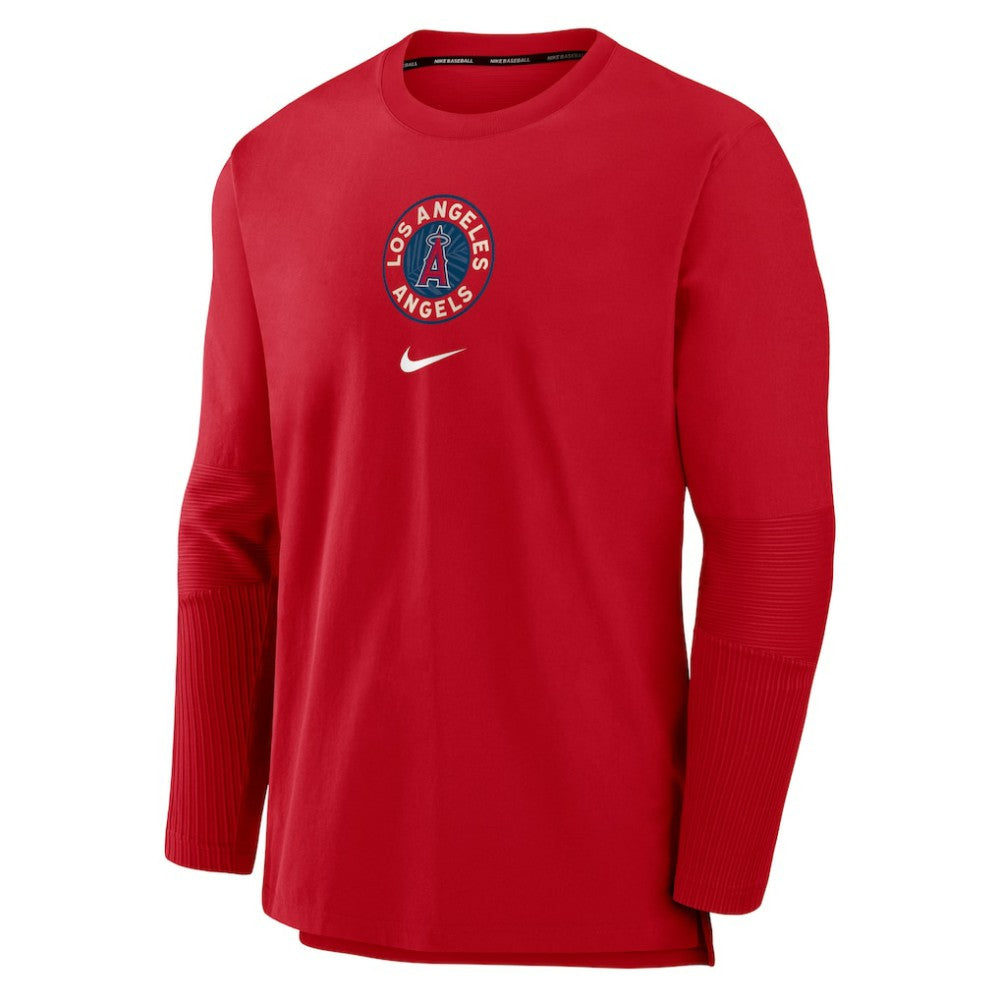 Los Angeles Angels Nike Authentic Collection Player Dri-FIT Lightweight Pullover | MLB Outlet