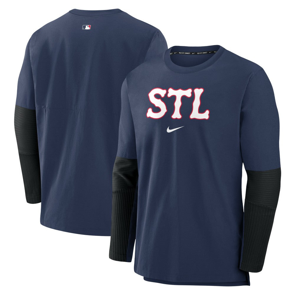 St. Louis Cardinals Nike Authentic Collection Player Dri-FIT Lightweight Pullover | MLB Online