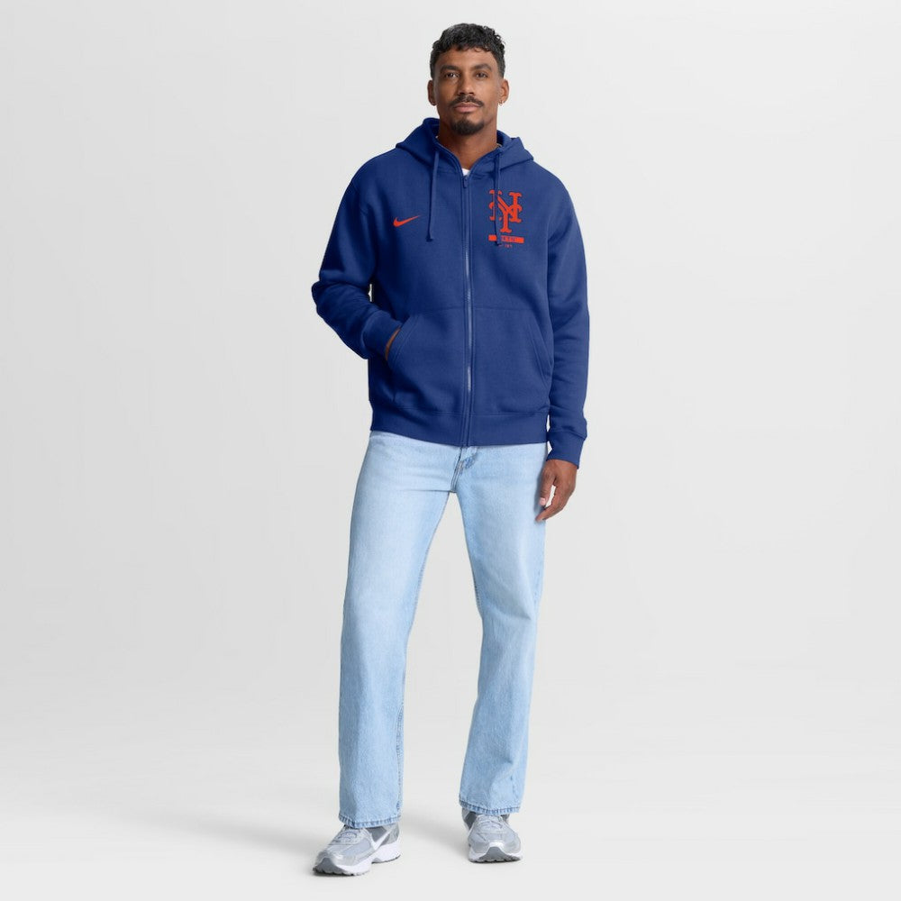 New York Mets Nike Primetime Lockup Full-Zip Hoodie | MLB Online
