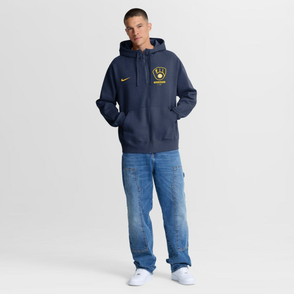 Milwaukee Brewers Nike Primetime Lockup Full-Zip Hoodie | MLB For sale