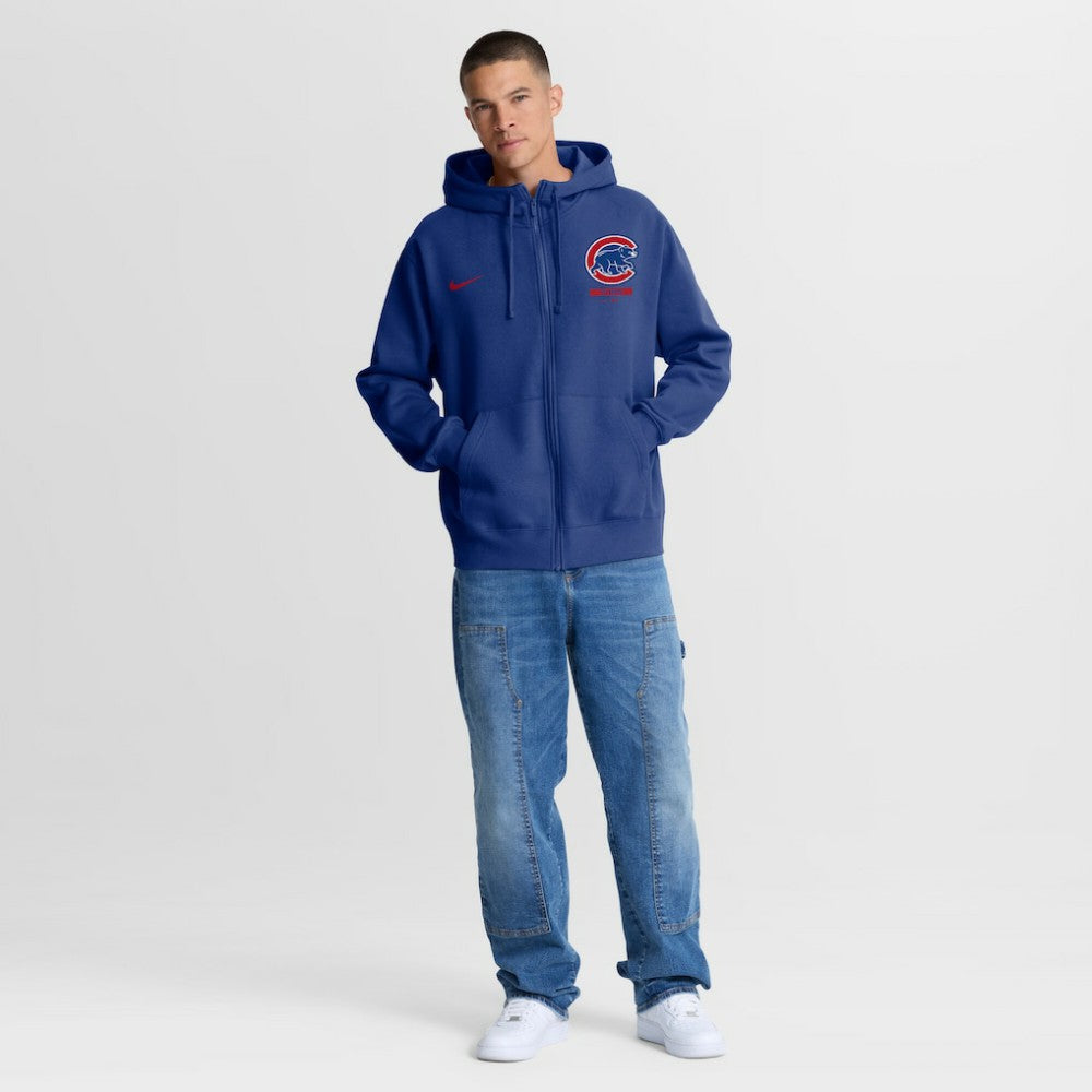 Chicago Cubs Nike Primetime Lockup Full-Zip Hoodie | MLB Discount