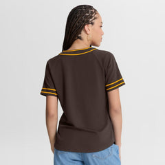 San Diego Padres Fanatics Women's Diva Race Ahead Raglan V-Neck T-Shirt | MLB Near me