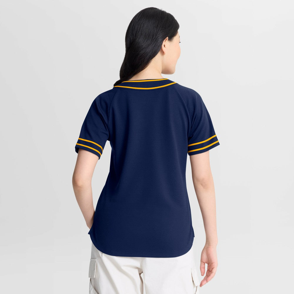 Milwaukee Brewers Fanatics Women's Diva Race Ahead Raglan V-Neck T-Shirt | MLB Discount
