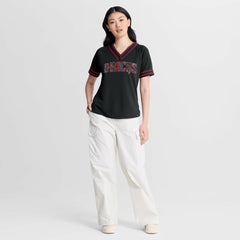 Arizona Diamondbacks Fanatics Women's Diva Race Ahead Raglan V-Neck T-Shirt | MLB Sale