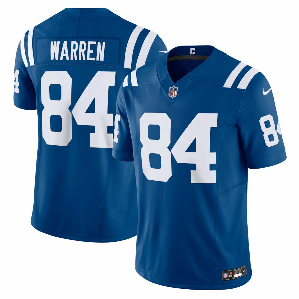 Indianapolis Colts Nike Tyler Warren  Team Vapor F.U.S.E. Limited Jersey