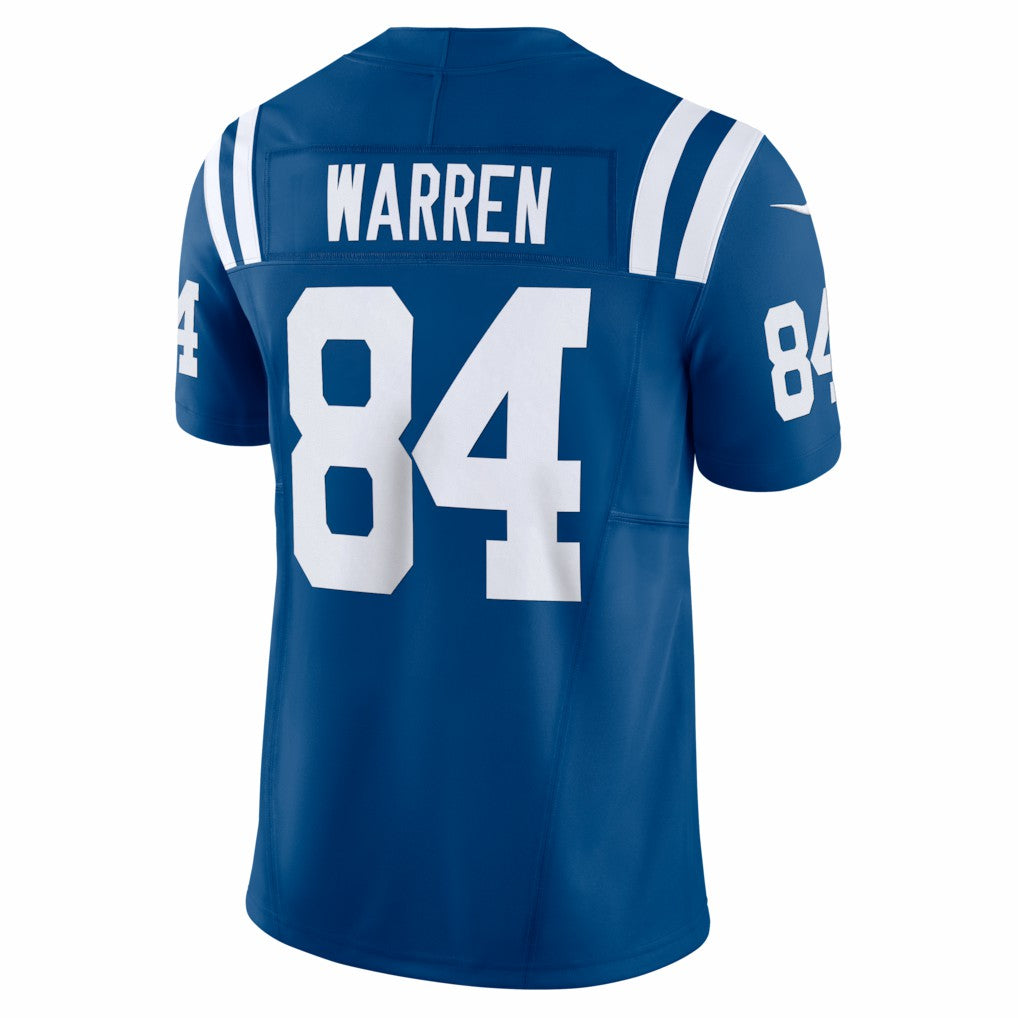 Indianapolis Colts Nike Tyler Warren  Team Vapor F.U.S.E. Limited Jersey