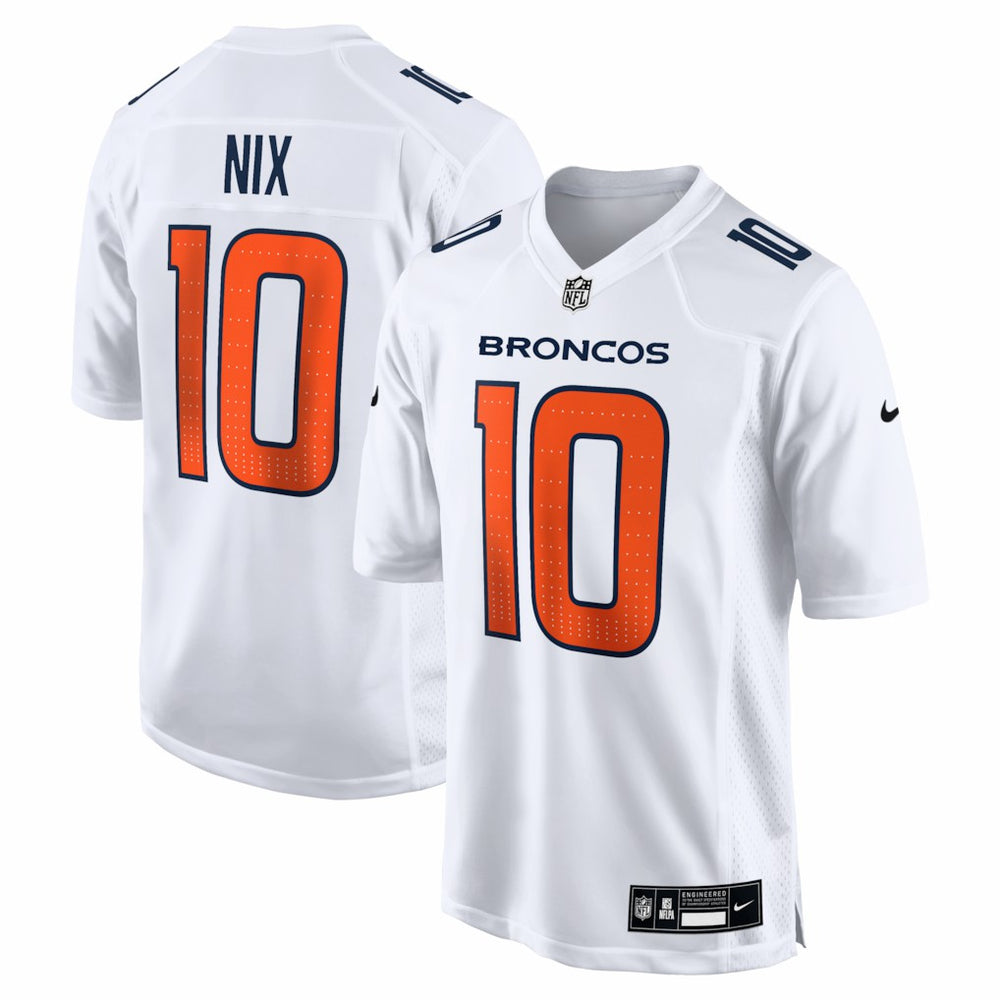 Denver Broncos Nike Bo Nix  Tundra Fashion Game Jersey