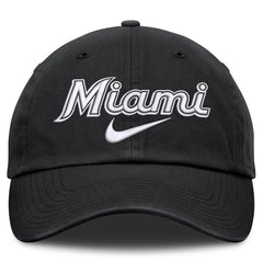Miami Marlins Nike Primetime Club Adjustable Hat | MLB For sale