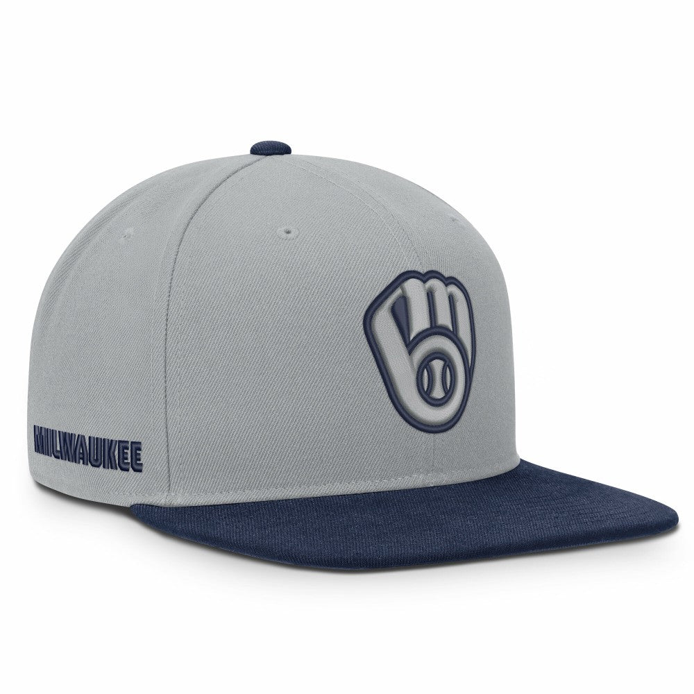 Milwaukee Brewers Nike Primetime Pro Dri-FIT Snapback Hat | MLB Outlet