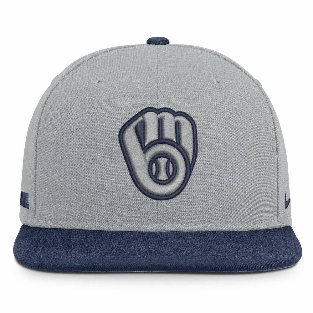 Milwaukee Brewers Nike Primetime Pro Dri-FIT Snapback Hat | MLB Outlet