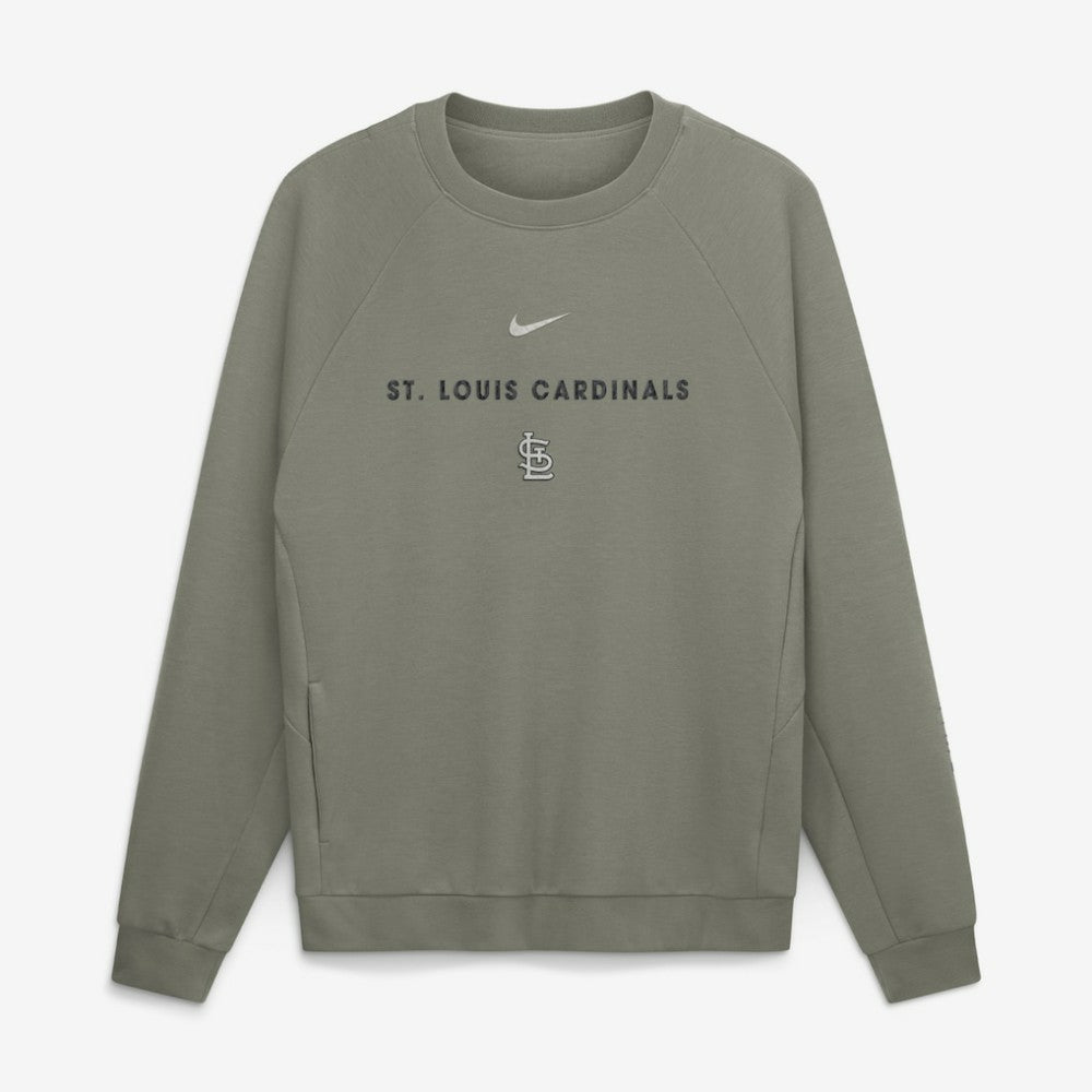 St. Louis Cardinals Nike Statement Primary Raglan Dri-FIT Sweatshirt | MLB Discount