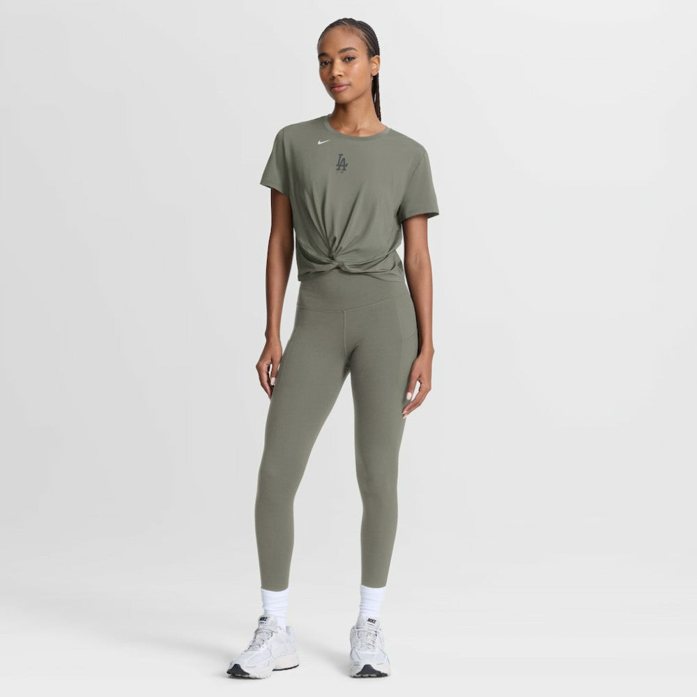 Los Angeles Dodgers Nike Women's One Twist Dri-FIT Cropped T-Shirt | MLB US