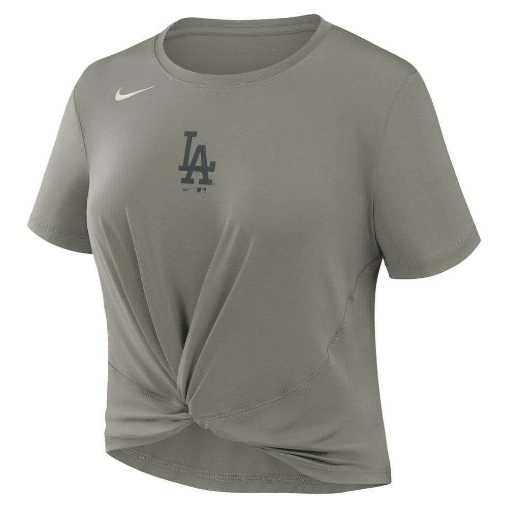 Los Angeles Dodgers Nike Women's One Twist Dri-FIT Cropped T-Shirt | MLB US