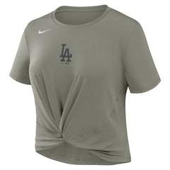 Los Angeles Dodgers Nike Women's One Twist Dri-FIT Cropped T-Shirt | MLB US