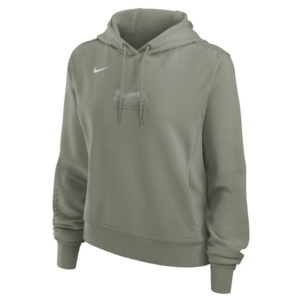 Atlanta Braves Nike Women's One Tri-Blend Dri-FIT Hoodie | MLB For sale