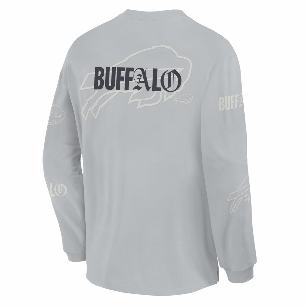 Buffalo Bills Fanatics Oversized Type Play Long Sleeve T-Shirt