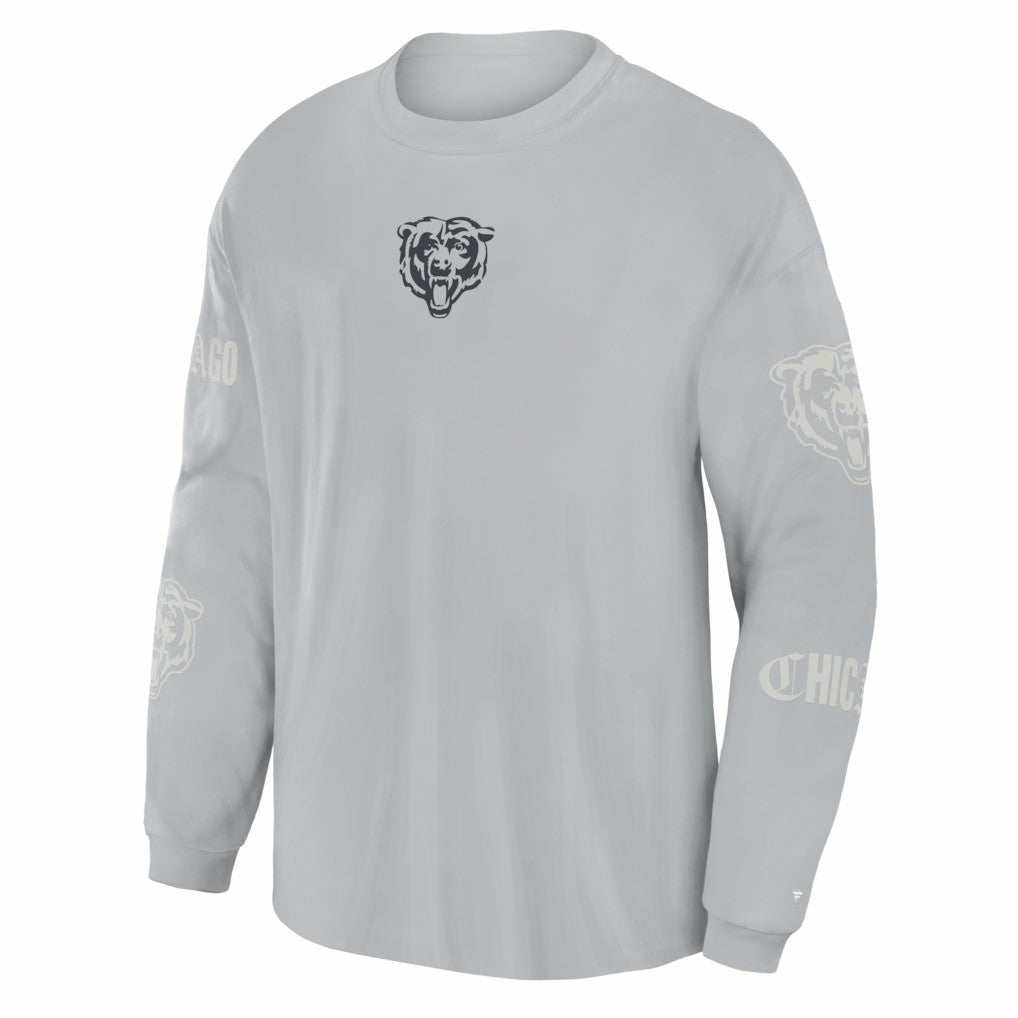 Chicago Bears Fanatics Oversized Type Play Long Sleeve T-Shirt