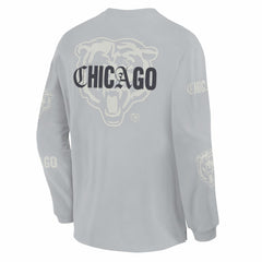 Chicago Bears Fanatics Oversized Type Play Long Sleeve T-Shirt