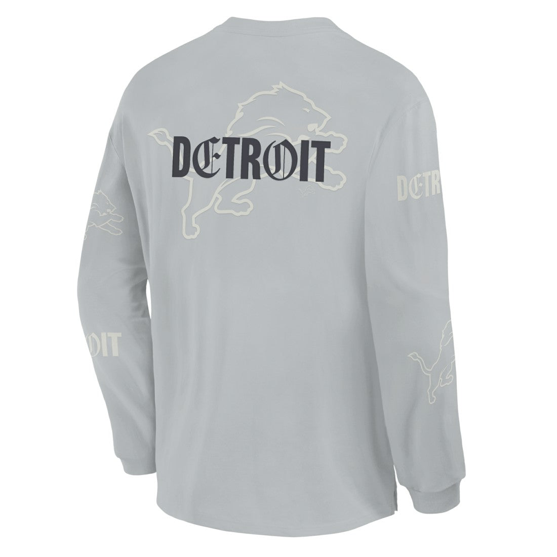 Detroit Lions Fanatics Oversized Type Play Long Sleeve T-Shirt