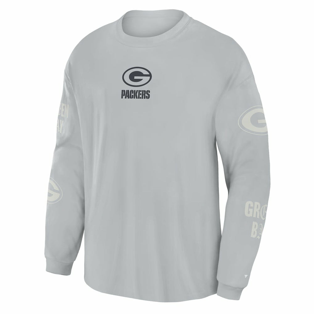 Green Bay Packers Fanatics Oversized Type Play Long Sleeve T-Shirt