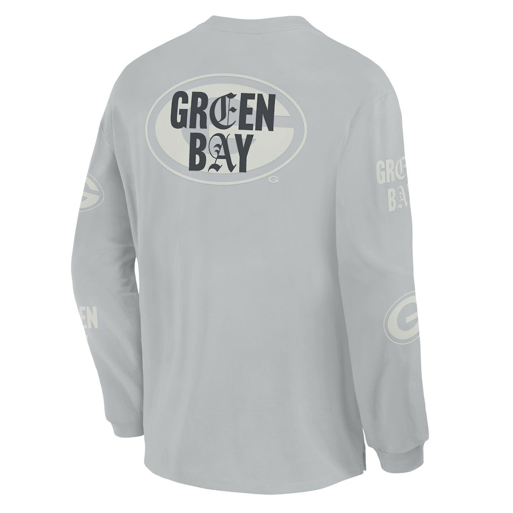 Green Bay Packers Fanatics Oversized Type Play Long Sleeve T-Shirt