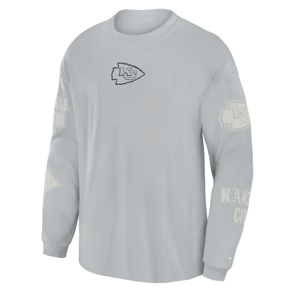 Kansas City Chiefs Fanatics Oversized Type Play Long Sleeve T-Shirt