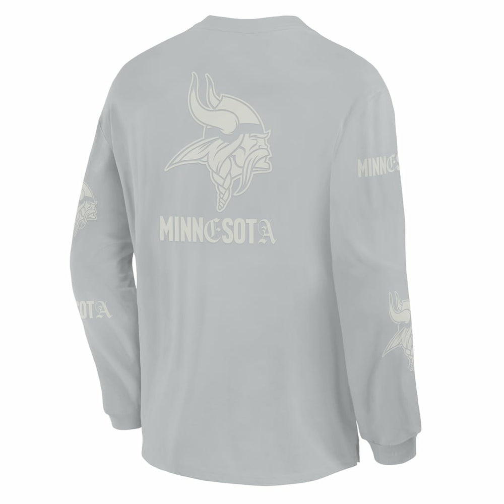 Minnesota Vikings Fanatics Oversized Type Play Long Sleeve T-Shirt