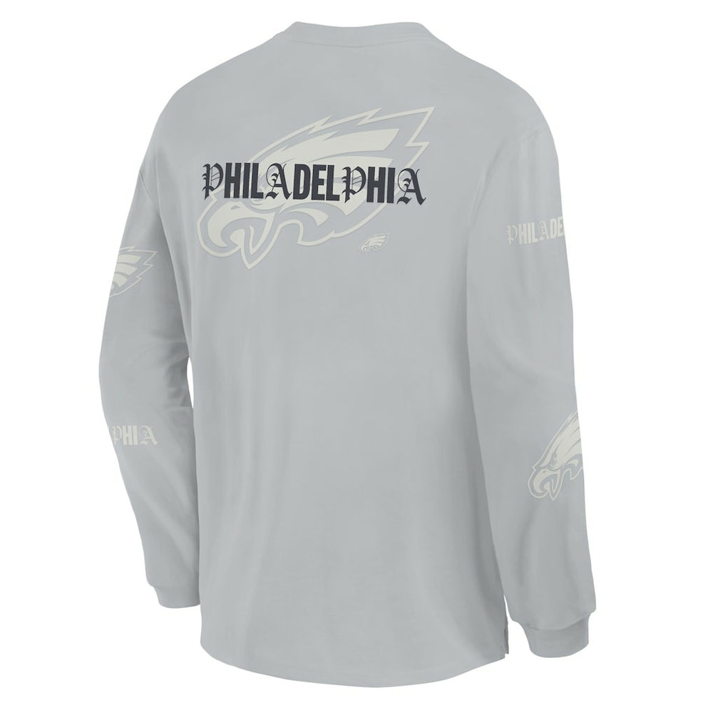 Philadelphia Eagles Fanatics Oversized Type Play Long Sleeve T-Shirt