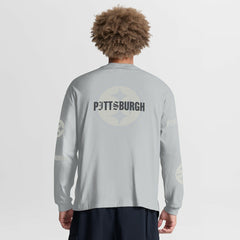 Pittsburgh Steelers Fanatics Oversized Type Play Long Sleeve T-Shirt