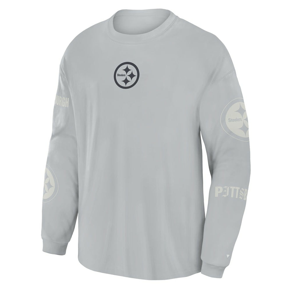 Pittsburgh Steelers Fanatics Oversized Type Play Long Sleeve T-Shirt
