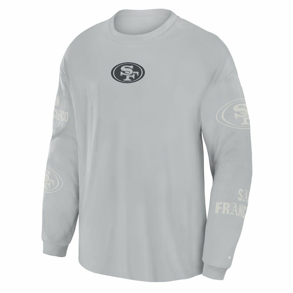 San Francisco 49ers Fanatics Oversized Type Play Long Sleeve T-Shirt