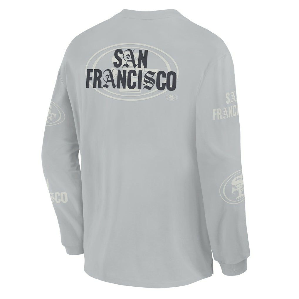 San Francisco 49ers Fanatics Oversized Type Play Long Sleeve T-Shirt