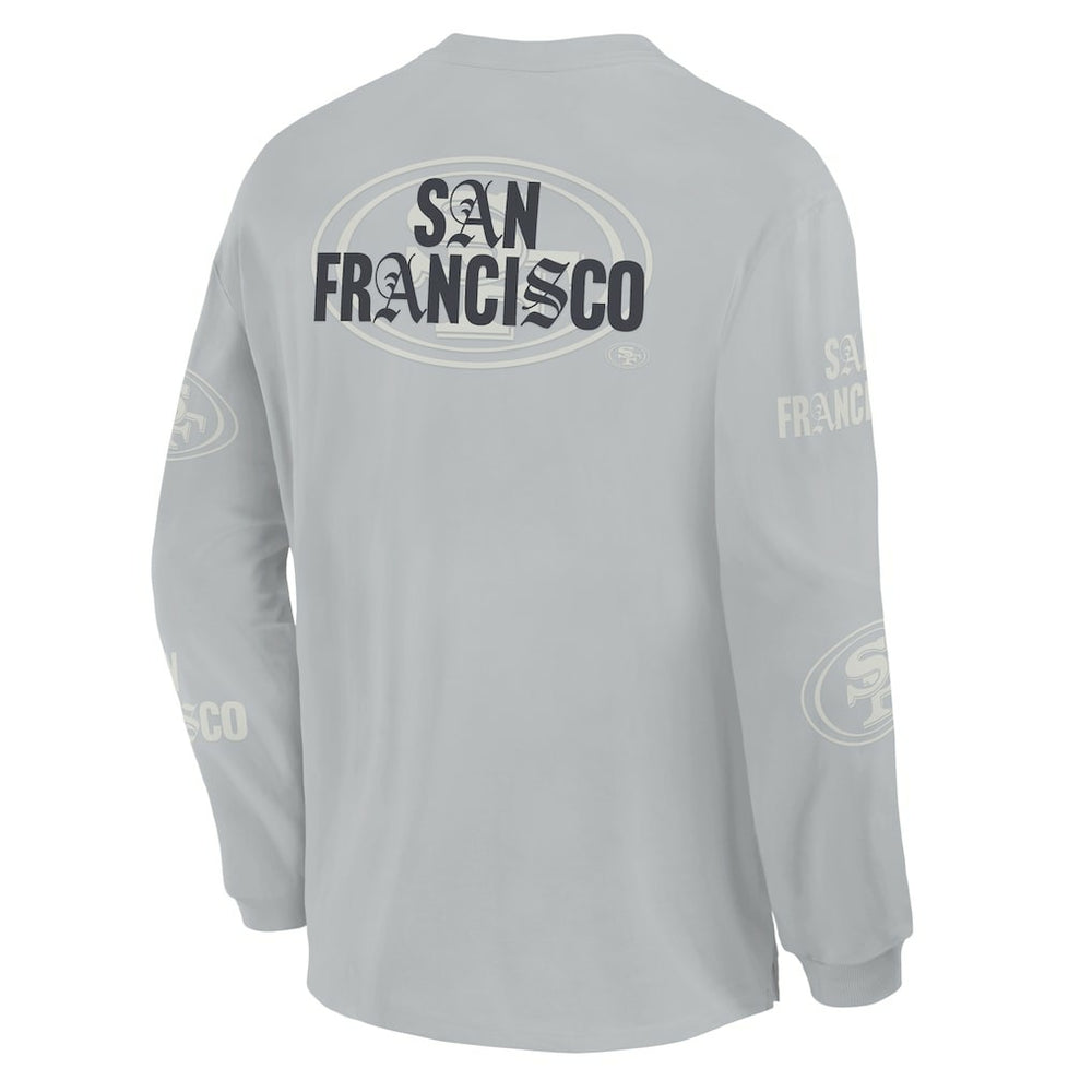 San Francisco 49ers Fanatics Oversized Type Play Long Sleeve T-Shirt