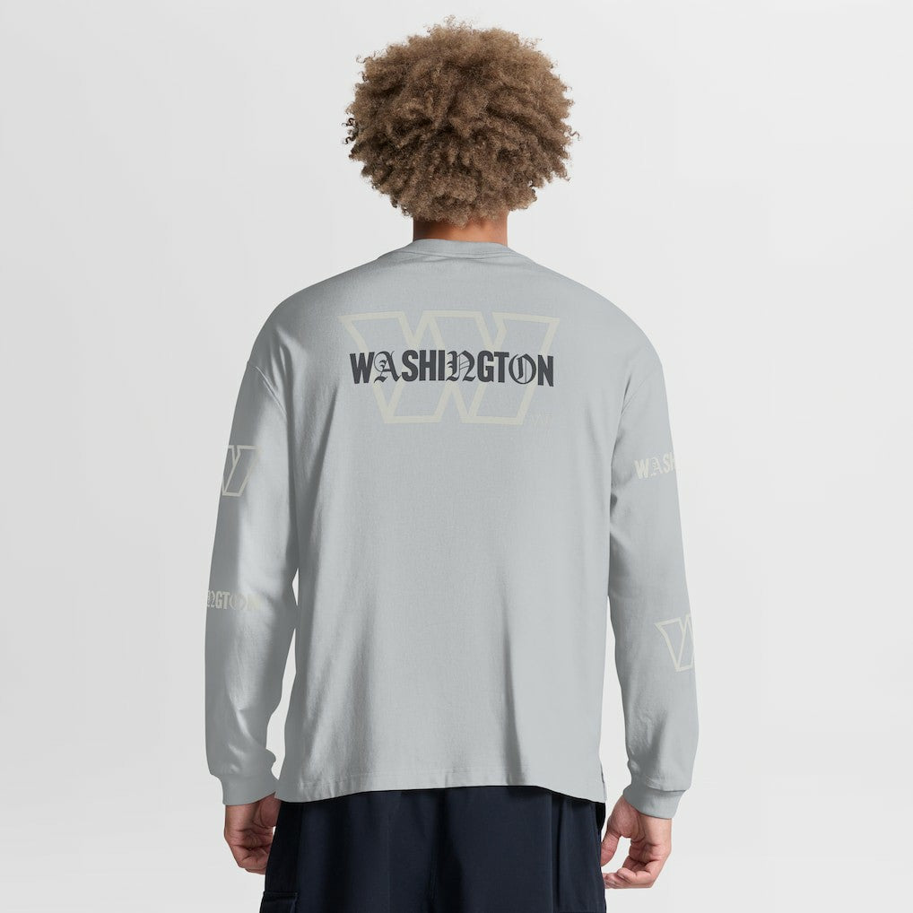 Washington Commanders Fanatics Oversized Type Play Long Sleeve T-Shirt