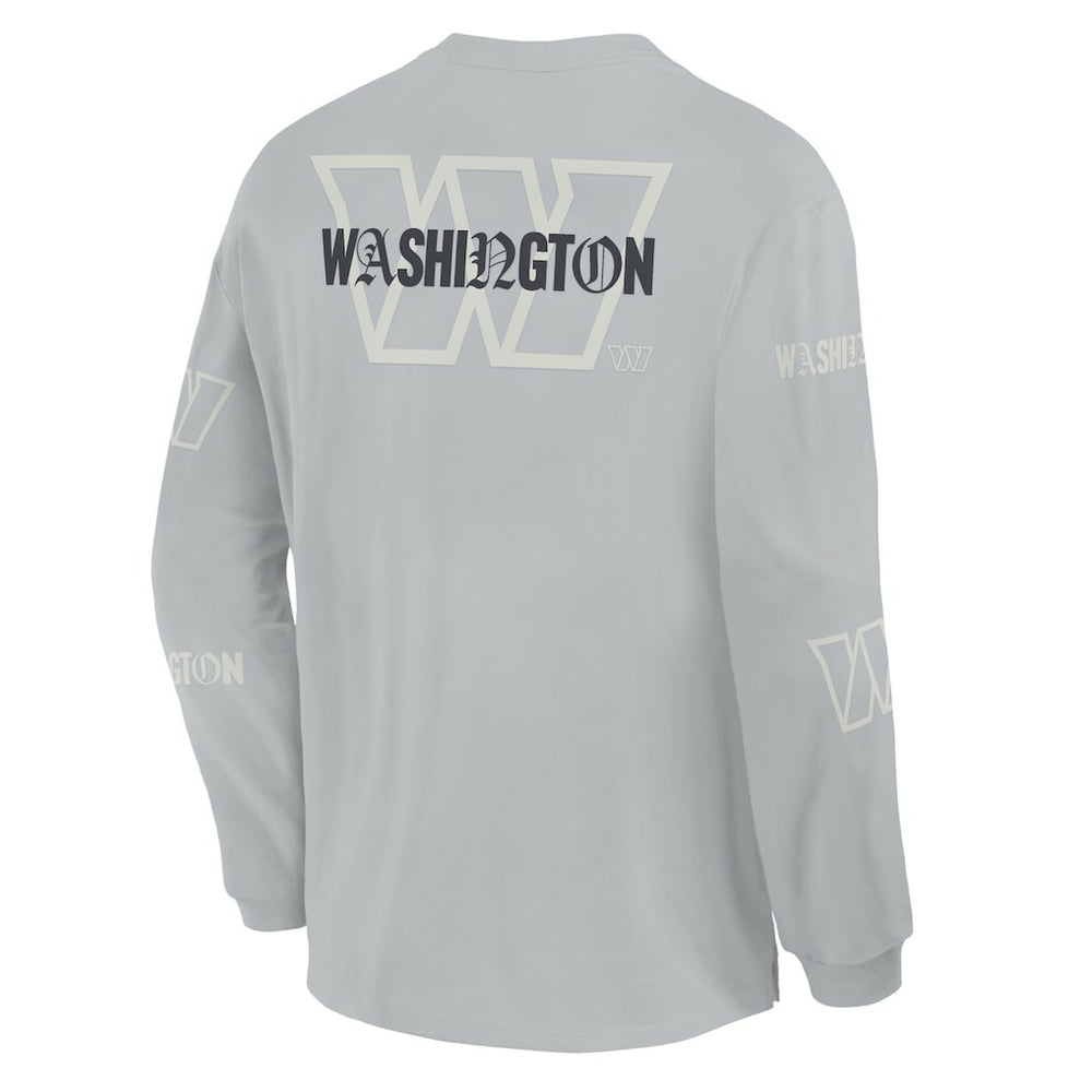 Washington Commanders Fanatics Oversized Type Play Long Sleeve T-Shirt