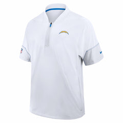 Los Angeles Chargers Nike Sideline Short Sleeve Quarter-Zip Coach Jacket