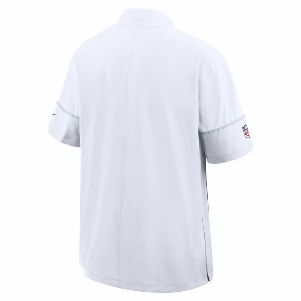 Los Angeles Chargers Nike Sideline Short Sleeve Quarter-Zip Coach Jacket