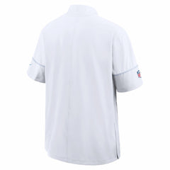 Los Angeles Chargers Nike Sideline Short Sleeve Quarter-Zip Coach Jacket