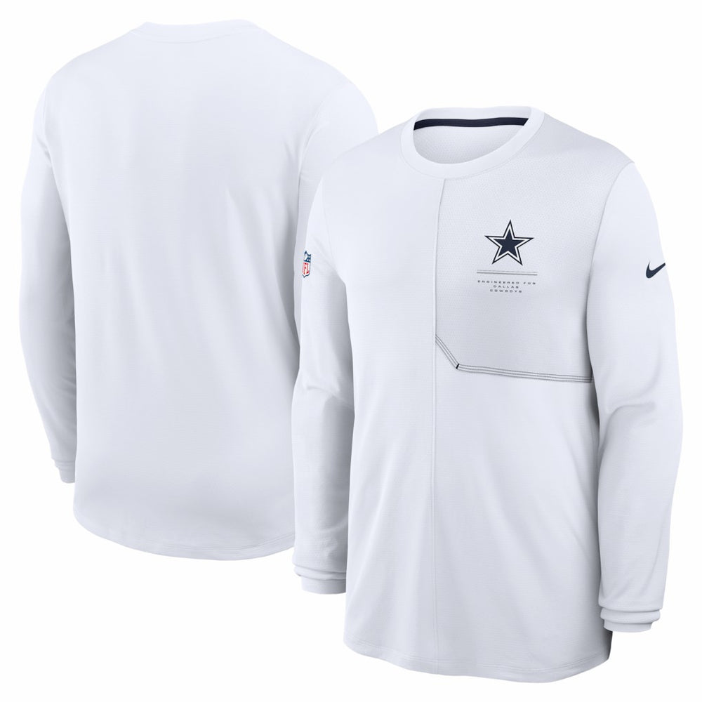 Dallas Cowboys Nike Sideline Coach UV Dri-FIT Long Sleeve Shirt
