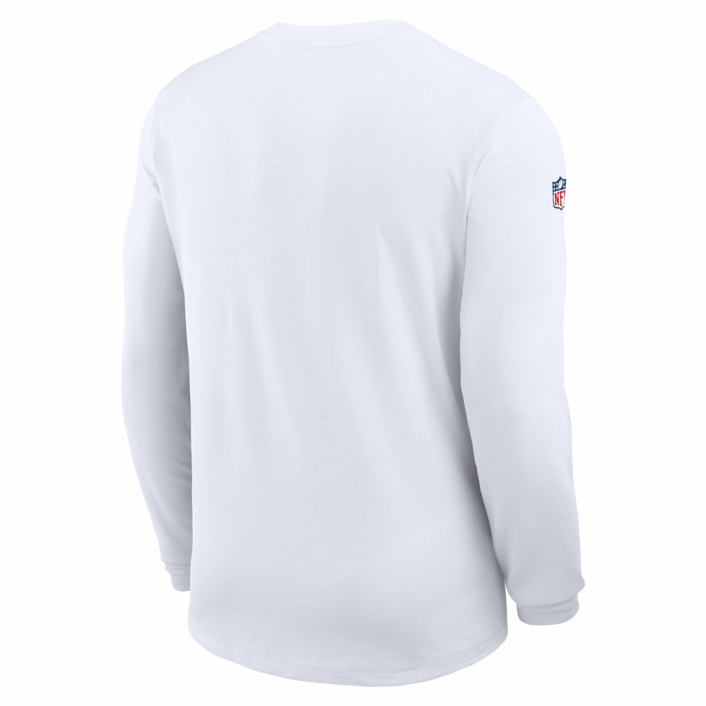 Dallas Cowboys Nike Sideline Coach UV Dri-FIT Long Sleeve Shirt
