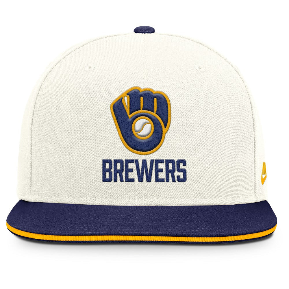 Milwaukee Brewers Nike Cooperstown Pro Dri-FIT Snapback Hat | MLB Online