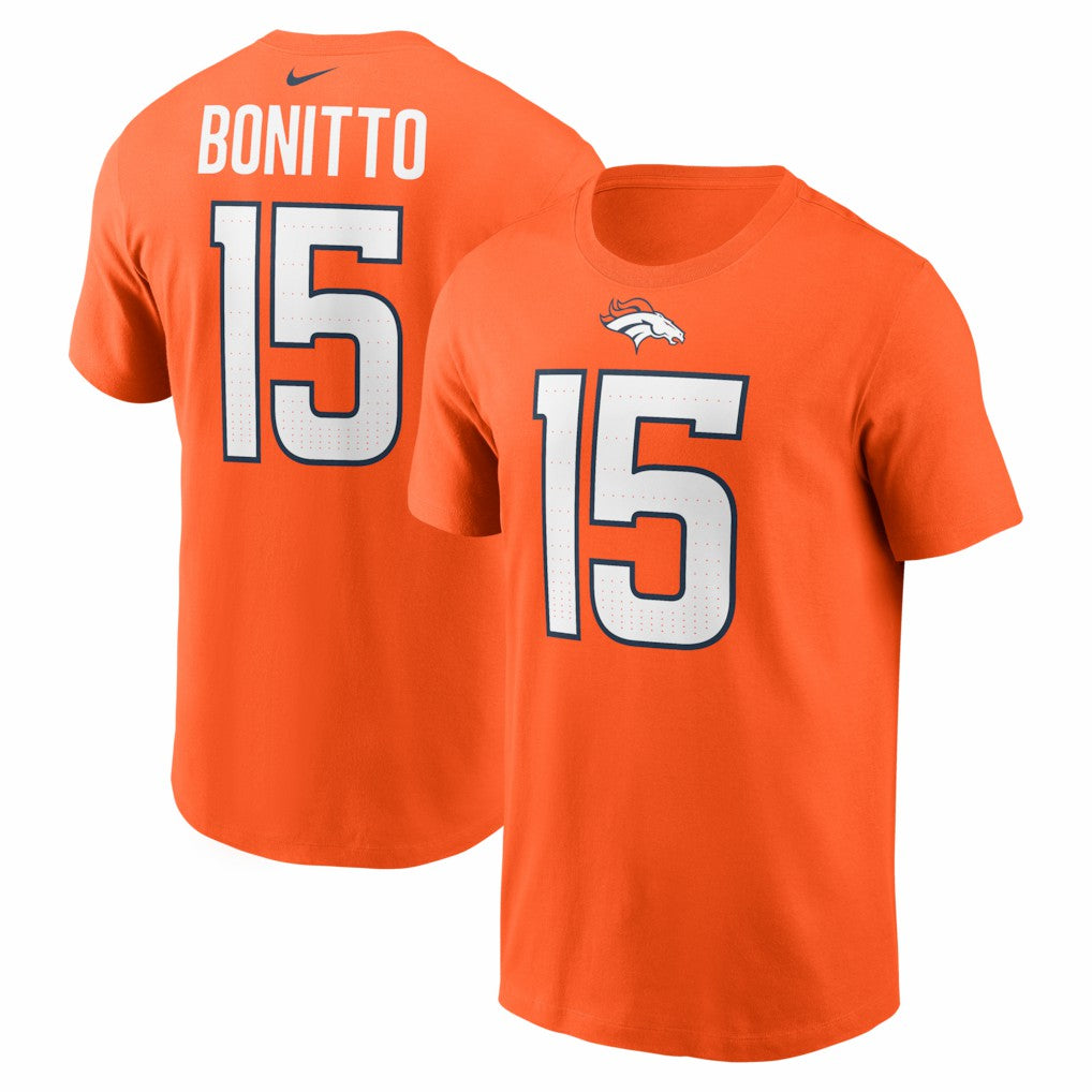 Denver Broncos Nike Nik Bonitto  Player Name & Number T-Shirt