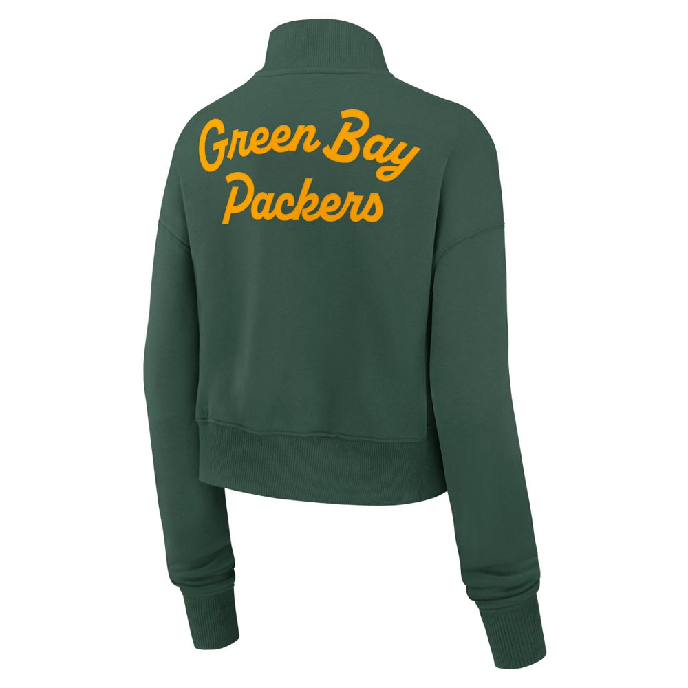 Green Bay Packers Nike Women's Phoenix Fleece Quarter-Zip Sweatshirt